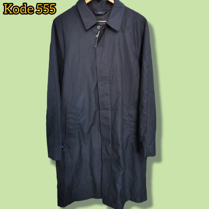 555 - Jaket Longcoat Trench Coat Pria