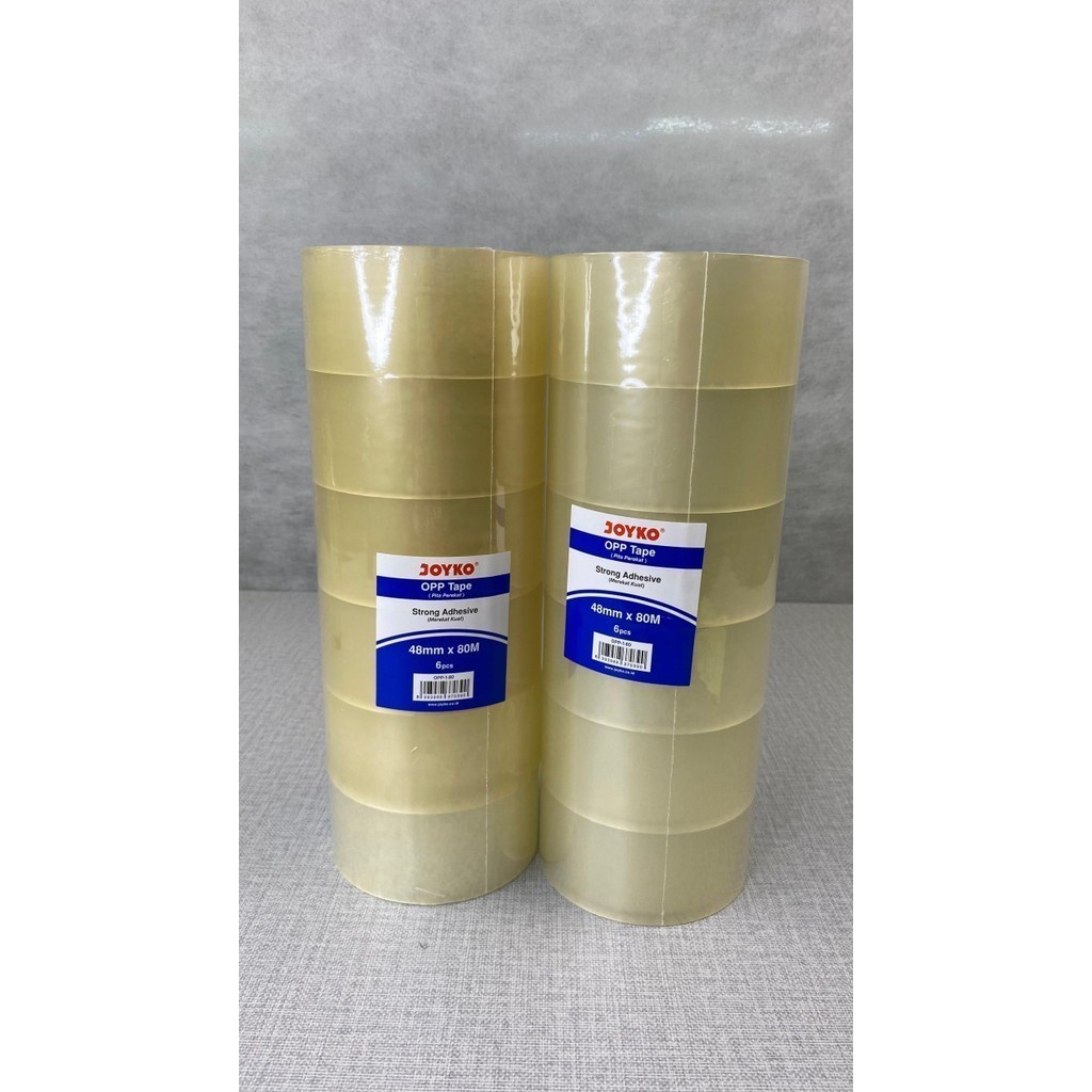 

Joyko Lakban OPP Bening 48mm 80M 1 Slop isi 6 Roll Merauke Online
