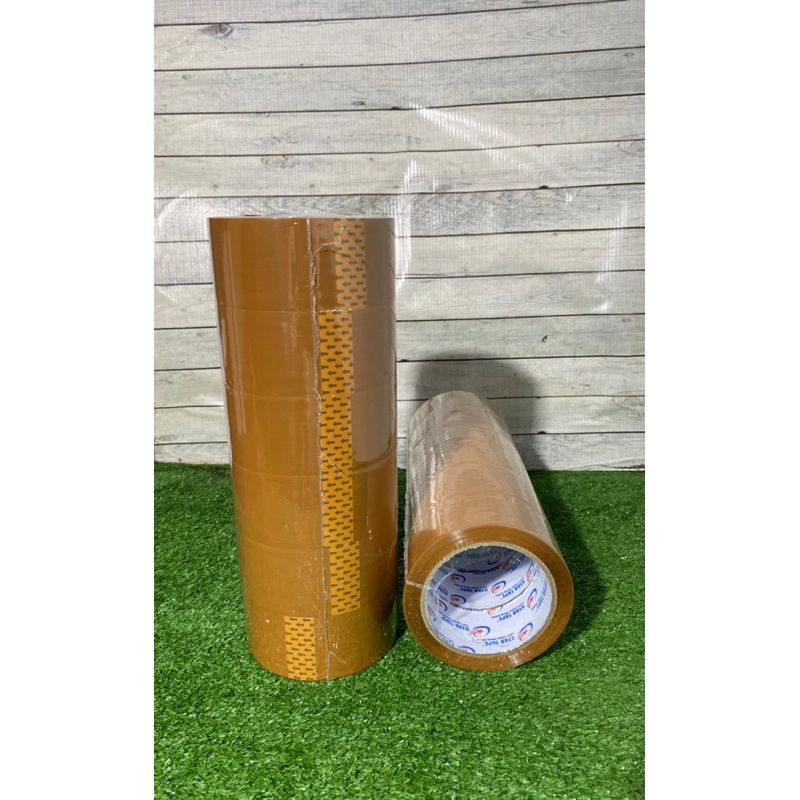 

LAKBAN COKLAT DAN BENING 6 PCS UKURAN 45MM X 100 YARD / LAKBAN BENING / LAKBAN COKLAT