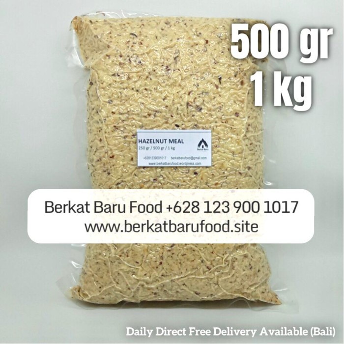 

Hazelnut Meal Ground 1 kg 500 gr 250 gr Kacang Hazelnut Giling Powder