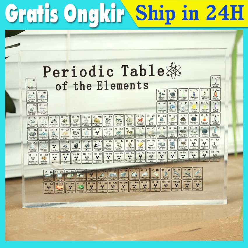 

Untuk Unsur Kimia Mengajar 83butir Periodic Table Ornamen Meja Periodik Kristal Akrilik Transparan