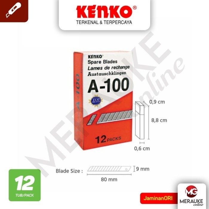 

Isi Cutter KENKO A-100 (Pak/Isi 12 Tube)