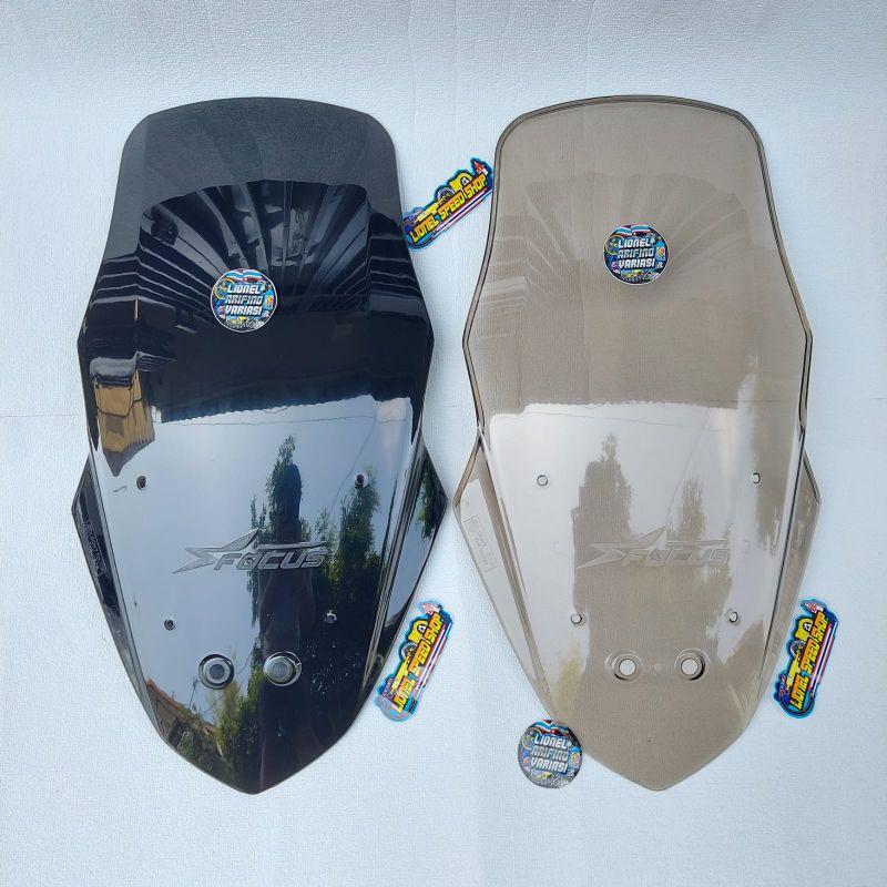 Visor windshield nmax old modist nmax lama tebal tinggi riben hitam