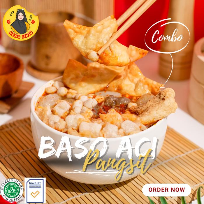 

terbaru !!! combo 2 baso aci dan 1 pangsit neng jinju ready