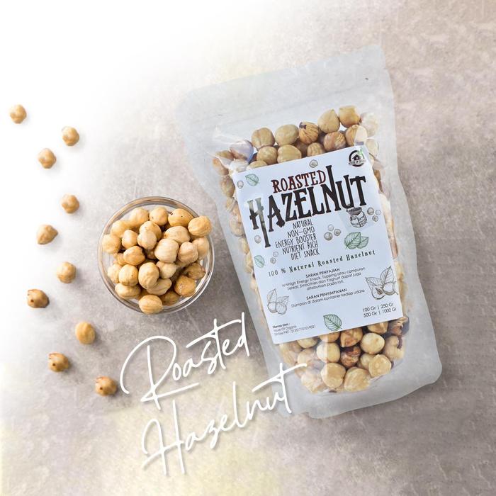 

terbaru !!! roasted hazelnut ( kacang hazelnut panggang ) 250 gr ready