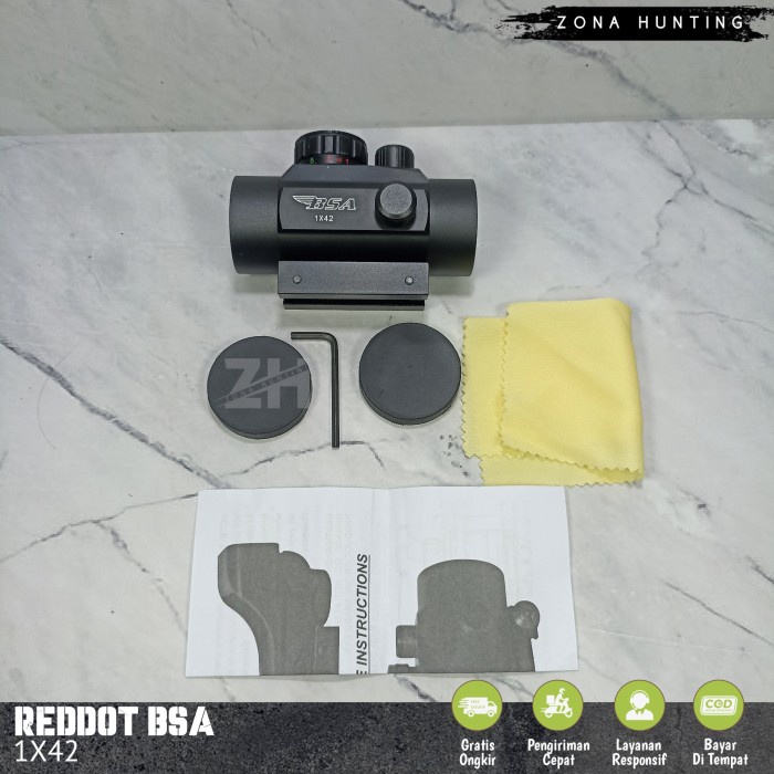 SALE Teleskop Reddot Bsa 1X42 Redot Bsa 1X42 Telescope Paser Ikan Import