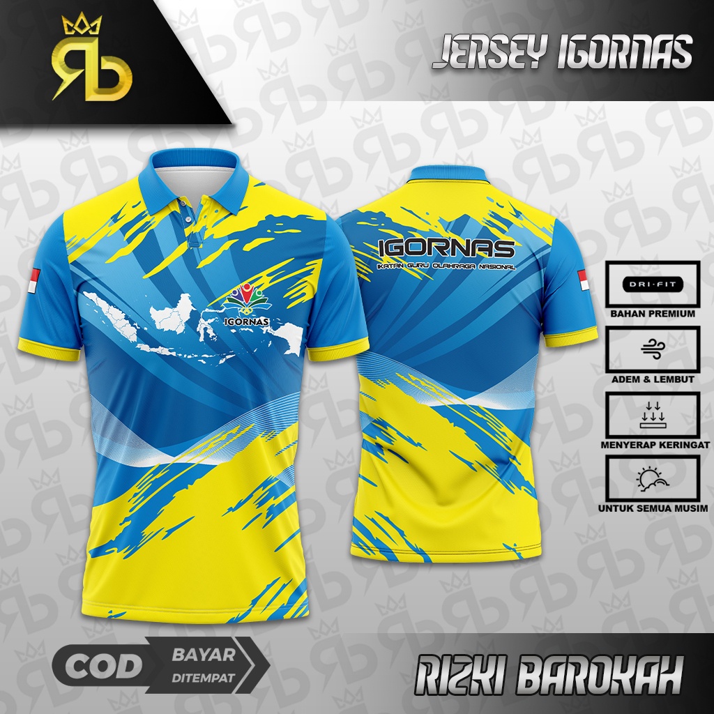 PROMO / JERSEY IGORNAS / JERSEY POLO IGORNAS / JERSEY IGORNAS OLAHRAGA / BAJU SANTAI / BAJU OLAHRAGA