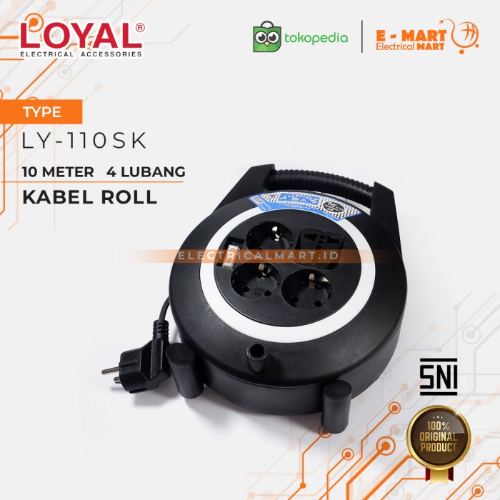 JT READY LOYAL WELTO KABEL ROLL 10M SWITCH / KABEL ROLL 10METER