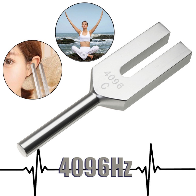 High-Frequency Energy Tuning Fork Crystal 4096Hz Medical Tuning Fork Aluminum Alloy Healing Sound