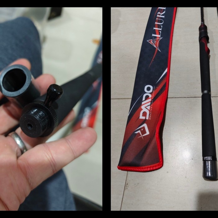 Joran Daido Allure 180 Joran Carbon Solid Gagang Busa Full #Gratisongkir