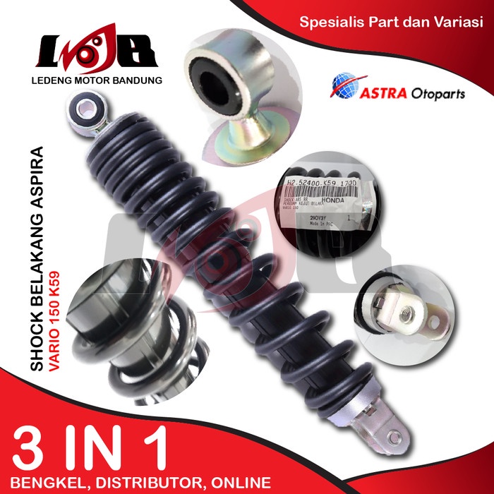 Aspira Shockbreaker Vario 125 150 ESP 340mm Shock Belakang Monoshock - Vario150 340mm