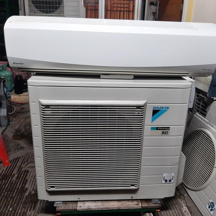 Ac daikin 2pk inverter thailand R32 second bekas grees unit only