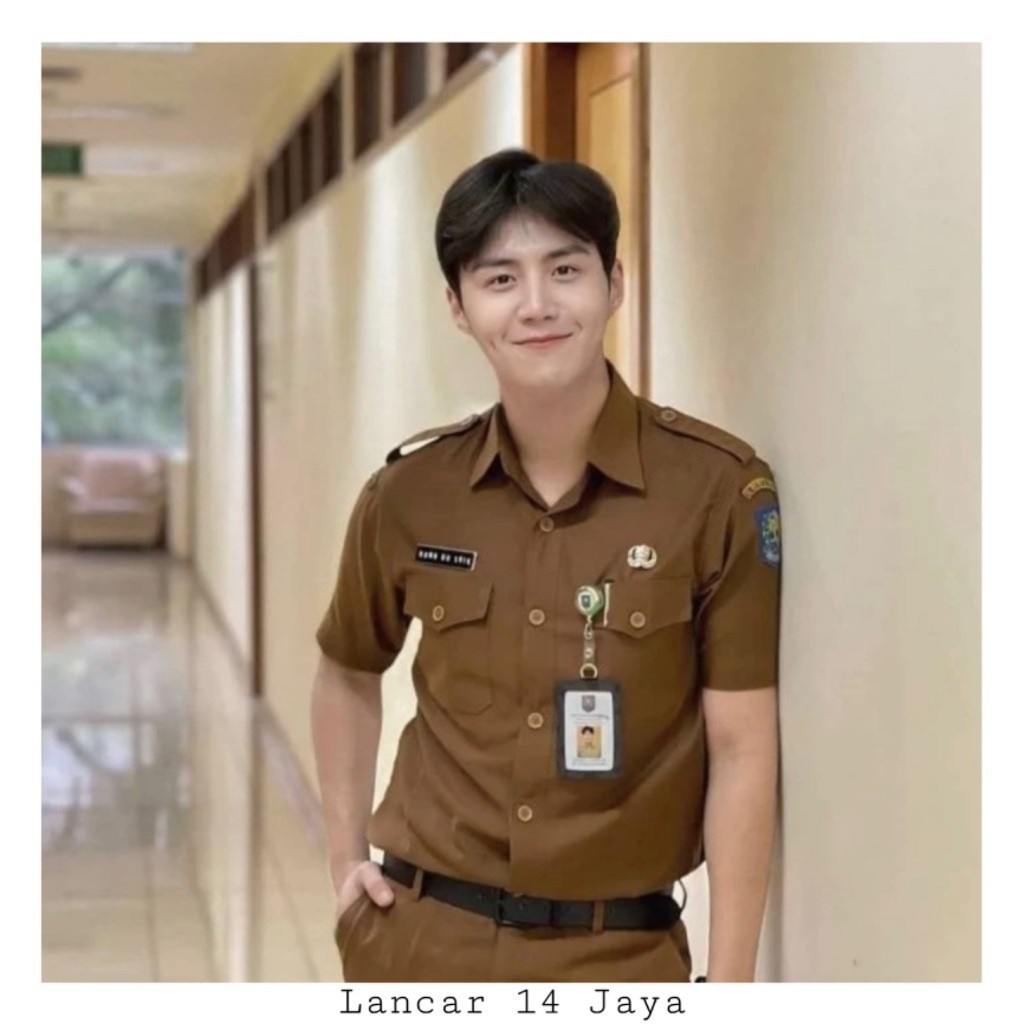 PROMO / Seragam PNS Pria Lengan Panjang Baju Dinas Pemda Baju PNS Khaki Tua Baju Pemda Pria Seragam