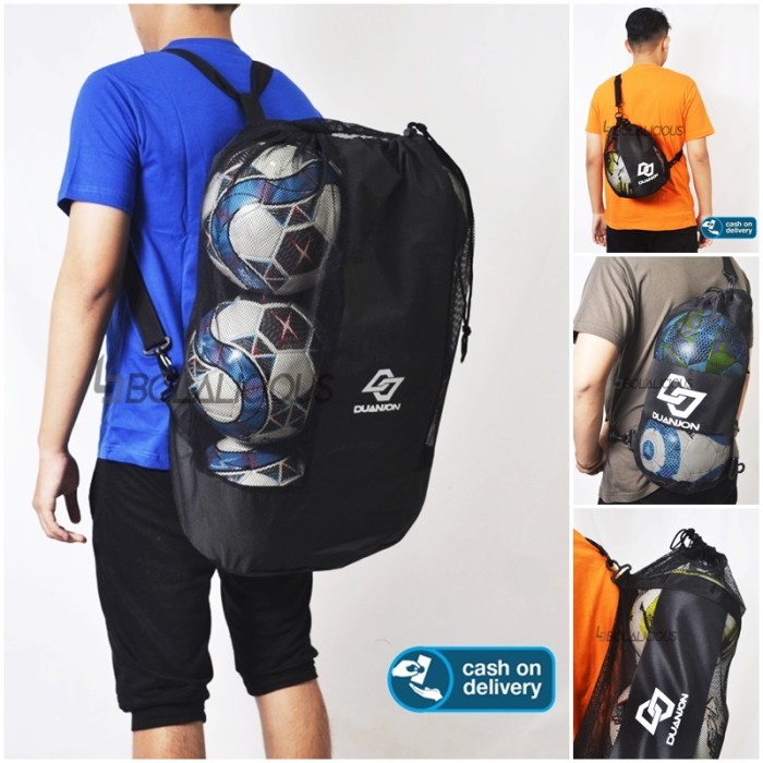 TERMURAH Tas Bola Duanjon Keranjang Bola Jaring Bola Bolalicious
