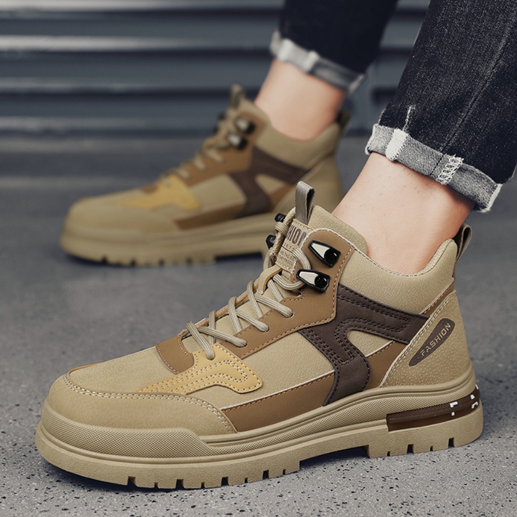 CUCI GUDANG Keeping Sepatu Pria Outdoor Sepatu Sneakers Jungle Vintage Boots Sepatu Cowok Hiking