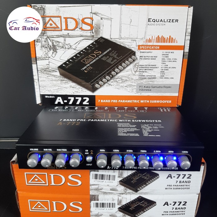 OTOmO- PreAmp Equalizer Parametrik Audio High Quality Pre Amp ADS 772
