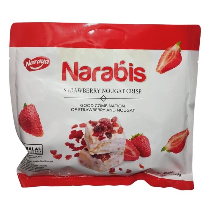 

NARAYA NARABIS Strawberry Matcha Chocolate Cookies Cream Assortment Nougat Crisp 200g