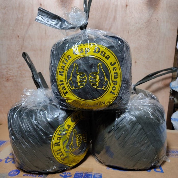 tali rafia hitam tali hitam rafia hitam pengikat