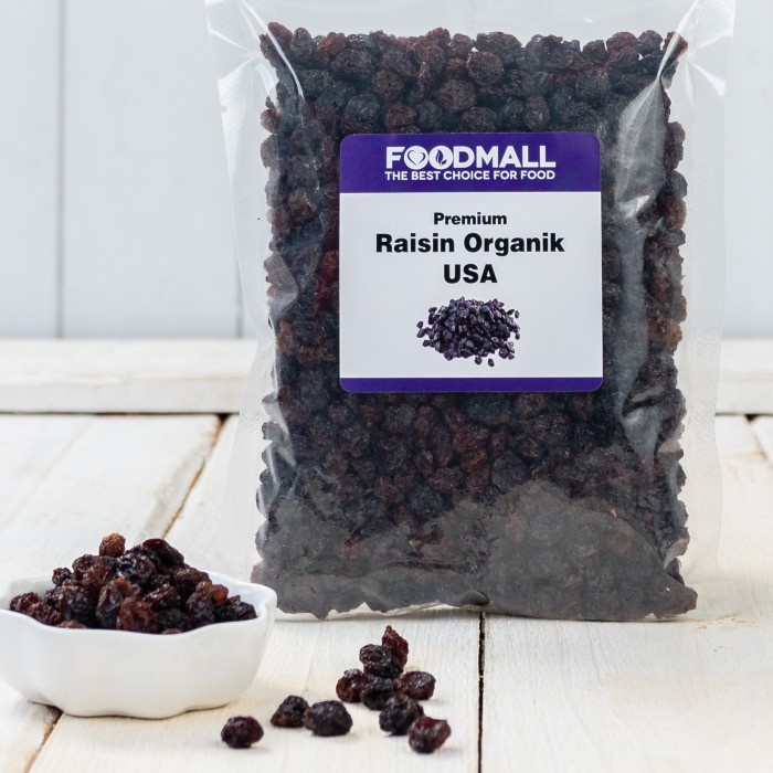 

Raisin Black Organic PREMIUM 250 gram / Kismis Hitam Organik 250g