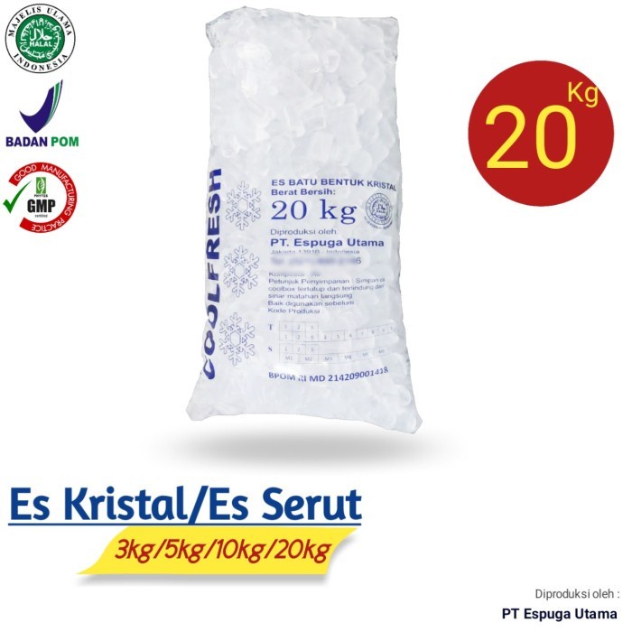 (BestSeller) ES BATU KRISTAL 20KG