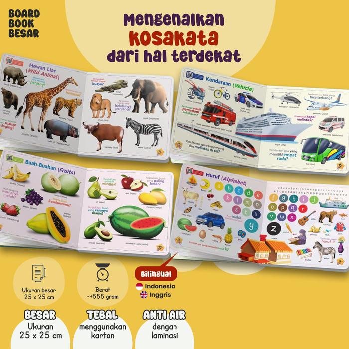 

Promo Buku Aktivitas Anak 1 Tahun - My First Book 100 Kata Pertamaku - Ziyad Books Berkualitas