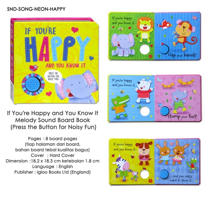 

Promo Sing Along With Me Melody Sound Board Books (Beli 3 Buku Super Hemat!) Berkualitas