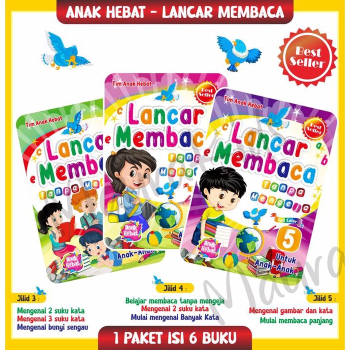 

Promo Tim Anak Hebat - Paket Lancar Membaca Jilid 1 Sampai 6 Buku Terlaris