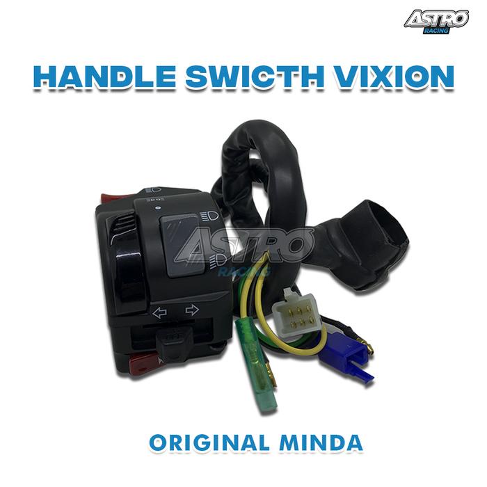 SAKLAR KIRI VIXION NMAX & COCOK UBAHAN MODIFIKASI MERK MINDA R15 RX KING AEROX LEXI PCX VARIO LAMPU