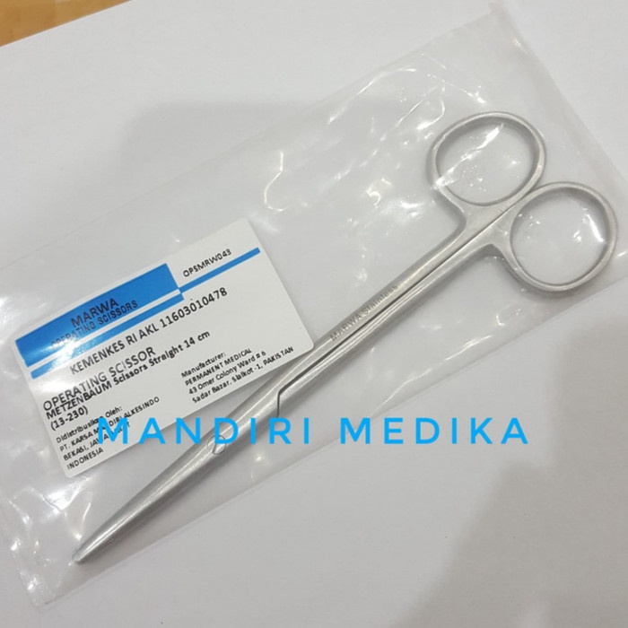 Gunting Metzenbaum 20cm Marwa