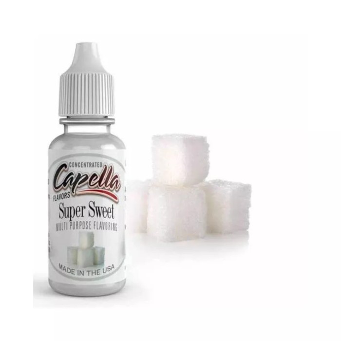 

DISKON CAPELLA FLAVORS SUPER SWEET CONCENTRATED LIQUID SUCRALOSE SWEETENER READYY