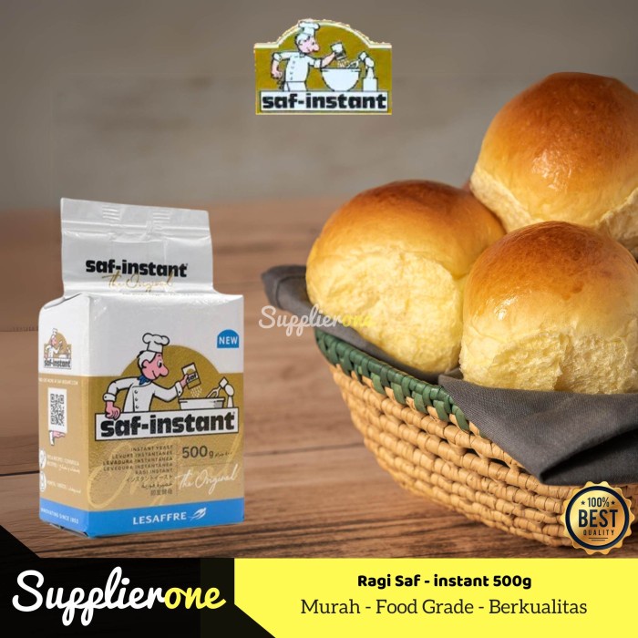 

READY STOK RAGI SAF-INSTANT GOLD 500G / DRY YEAST / SAF INSTAN RAGI KERING / RAGI INSTAN SACHET /
