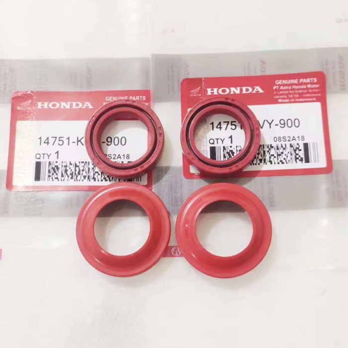 SEAL SIL SHOCK DEPAN ABU TUTUP AS SHOCK DEPAN BEAT SCOPY VARIO 110 125 150 160 PCX ADV HONDA ORI
