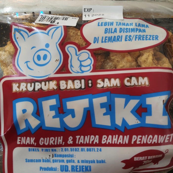 

krupuk bali babi samcan bali non halal