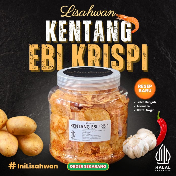 

KENTANG EBI KRISPI LISAHWAN