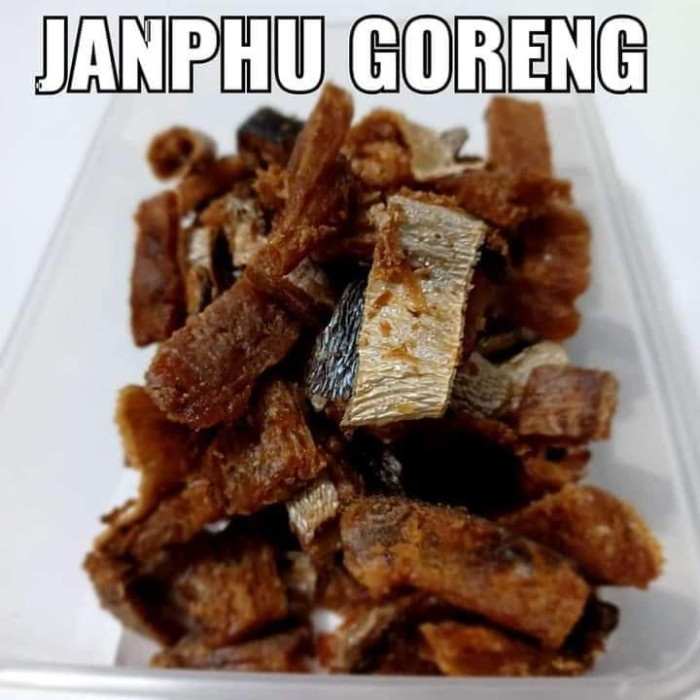 

Makanan Jadi Janphu Goreng Ikan Asin Jambal Talang Kalimantan