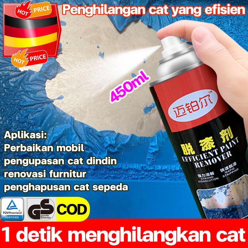 5 detik untuk menghilangkan cat450ml paint remover paint remover body plastik paint remover velg