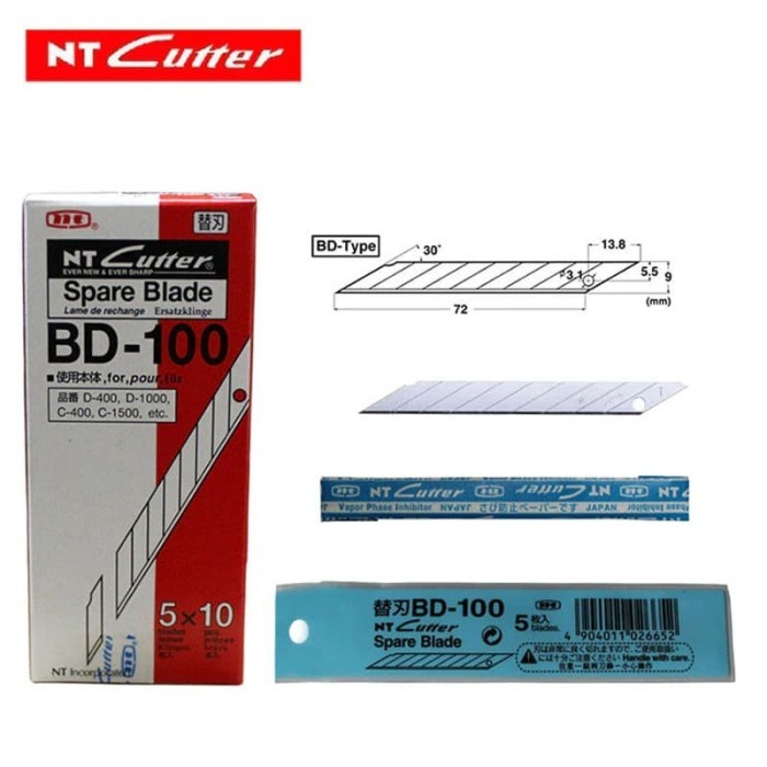 

(BestSeller) Isi Cutter NT Kecil 100