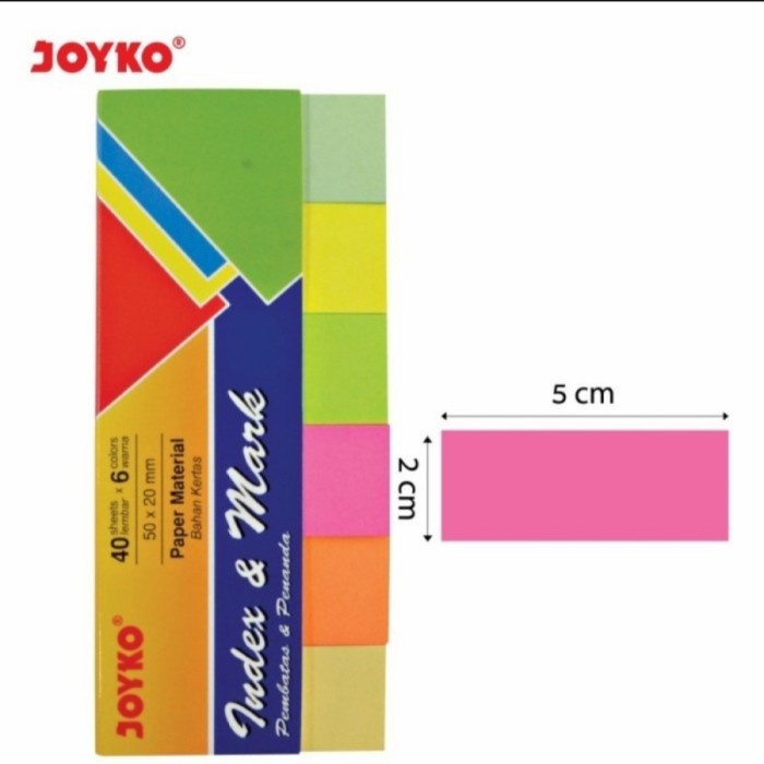 

(BestSeller) Sticky Notes / Index & Mark / Pembatas Kertas JOYKO IM-36