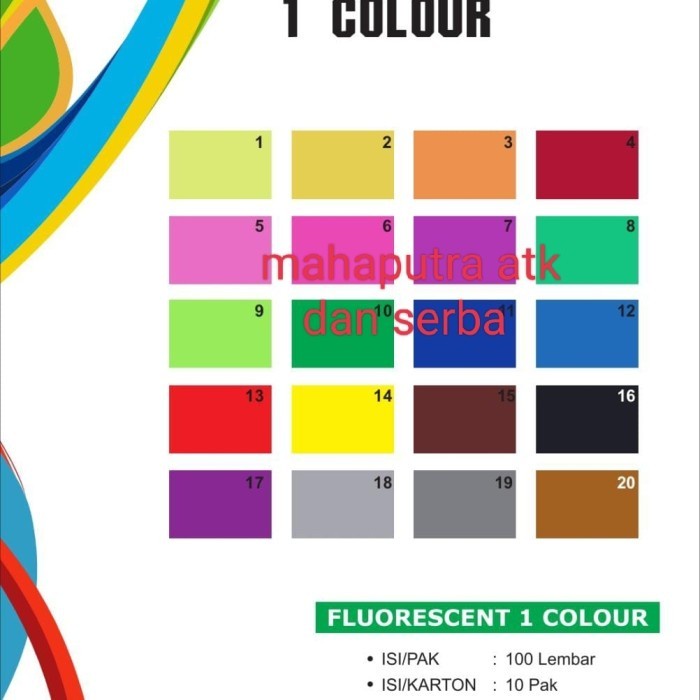 

(BestSeller) kertas asturo warna 40x60 Murah/ Karton Asturo/ Kertas ASTURO Pelangi