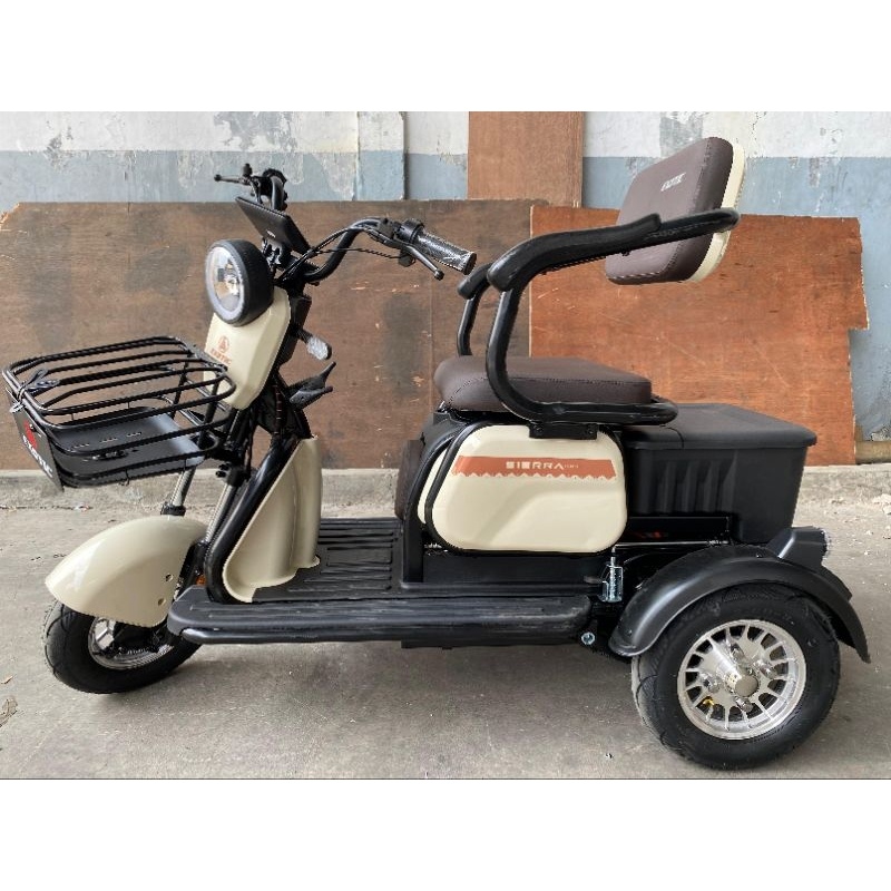 Sepeda Listrik/Elextric Bike 3 Roda EXOTIC SIERRA 48V 20Ah 800Watt Motor Listrik Murah Siera