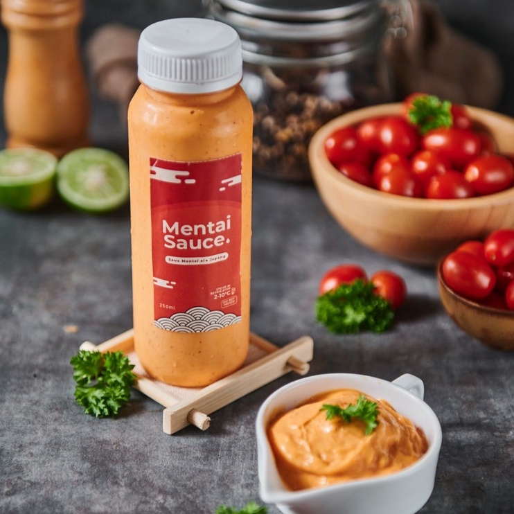 

Mentai Sauce / Saos / Saus Mentai HALAL Untuk Salmon / Dimsum / Rice Cake / Sushi