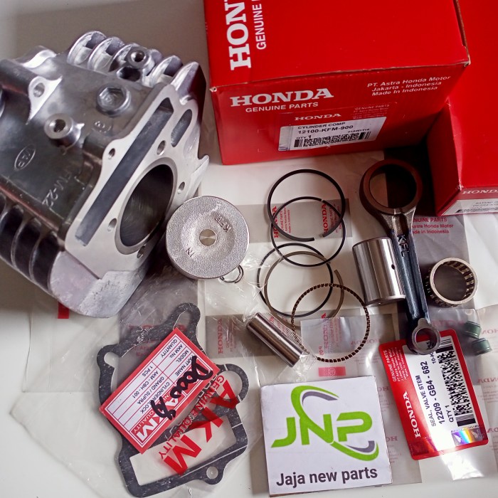 PAKET BLOK SEHER KOMPLIT+STANG SEHER HONDA SUPRA FIT LEGENDA REVO 100