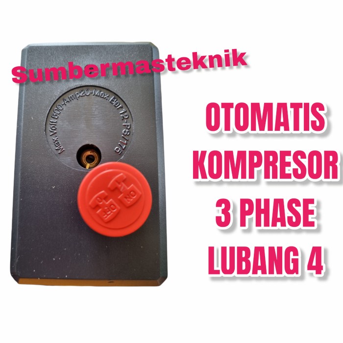 otomatis kompresor 3 phase lubang 4 presure switch compresor 3 phase