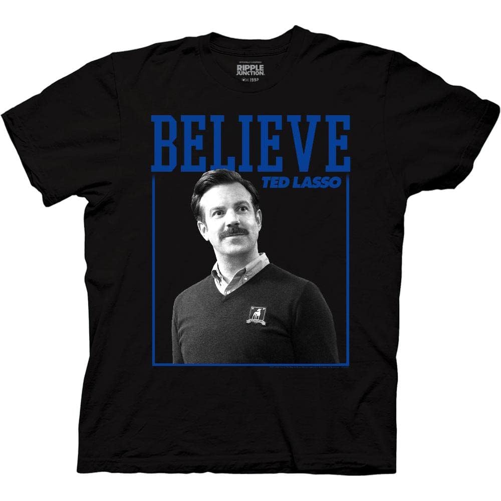 Kaos Dewasa Serial TV Ted Lasso Square Believe Frame