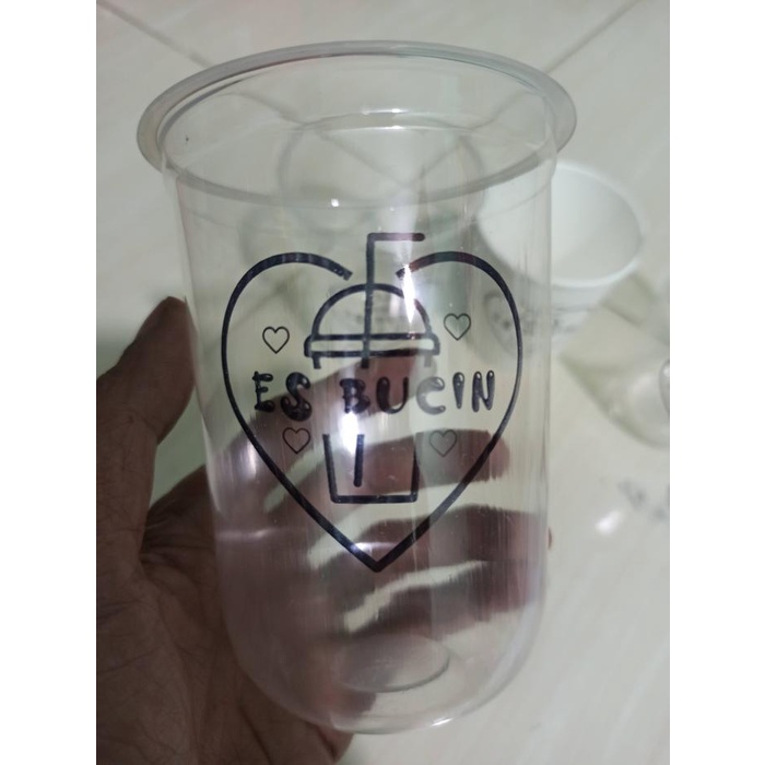 

Produk Viral Stempel Plastik / Cup Tinta Permanen Waterproof Cod