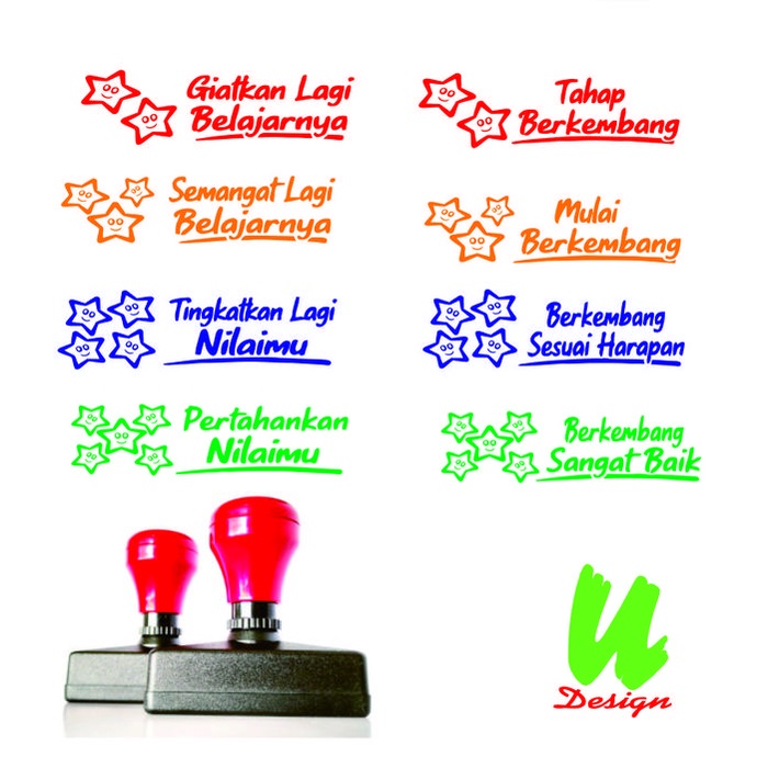 

Promo Stempel Penilaian Anak Tk / Paud / Bintang / Nilai / Karakter / Senyum Tinta Kertas Cod