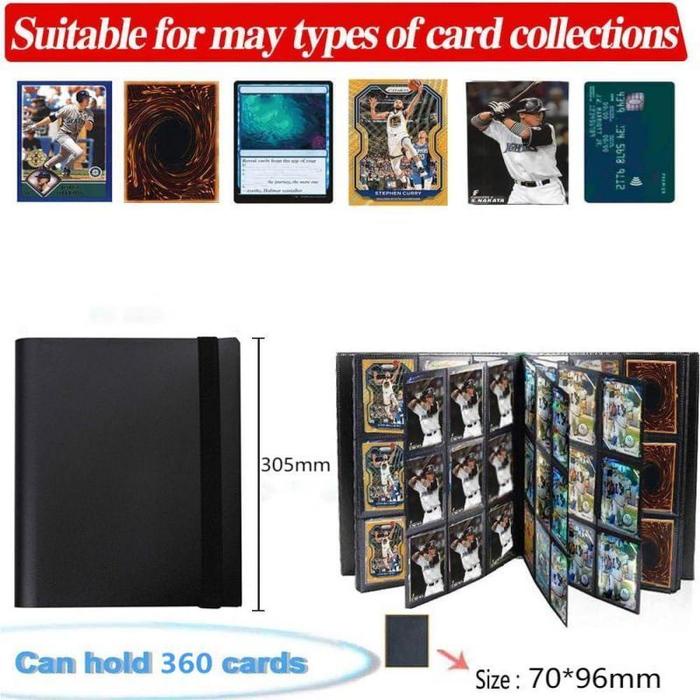 

Viral Koleksi Buku Photocard 360Pcs 9 Slot Buku Koleksi Kartu A4 Album Foto Card Album Kartu Album