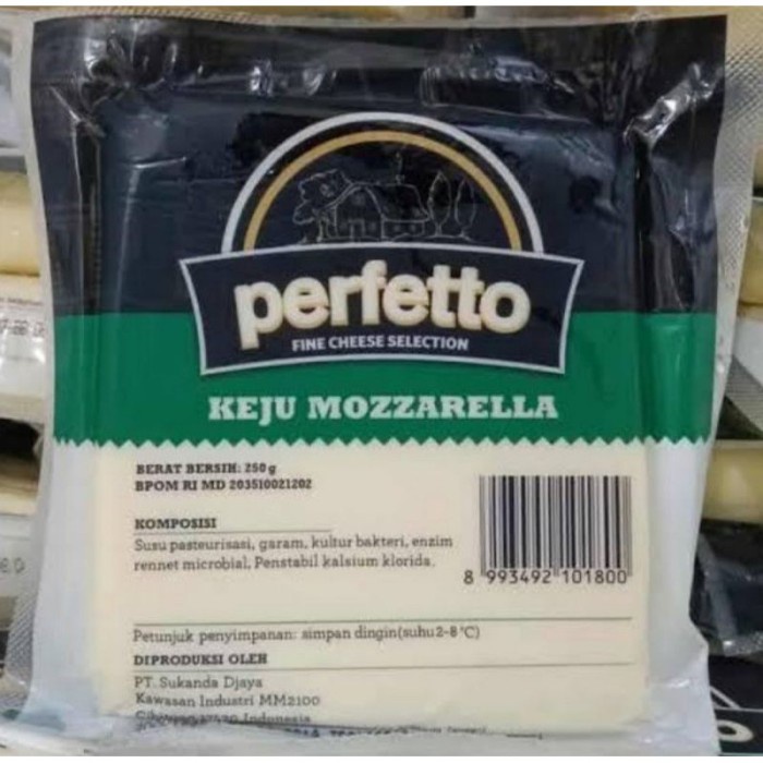 

(BestSeller) Perfetto Mozarella 250 gram / Keju Mozarella Perfetto