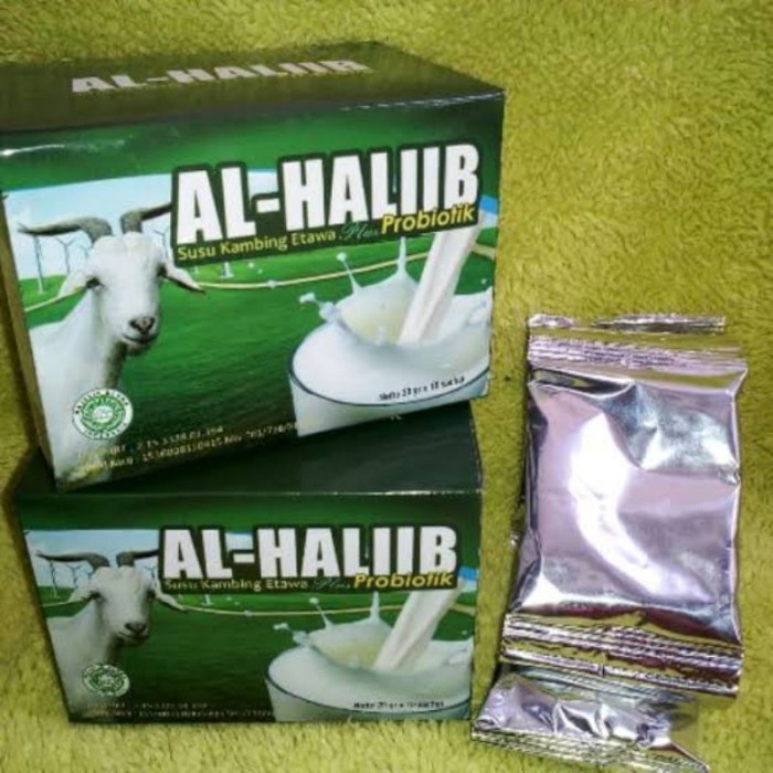 

(BestSeller) Susu Kambing Probiotik Al Haliib isi 10 Sachet 20gr