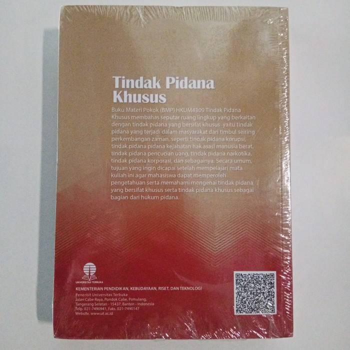 

Barang Terlaris Buku Hukum Tindak Pidana Khusus Buku Ut Packing Aman